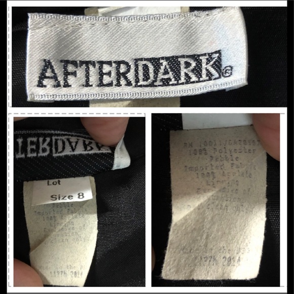 After Dark evening gown formal dress size 8 Sequins Rhinestones decor - Picture 12 of 12